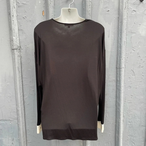 Pink Tartan Black Silk Grosgrain Accent Blouse, size M - Picture 5 of 10